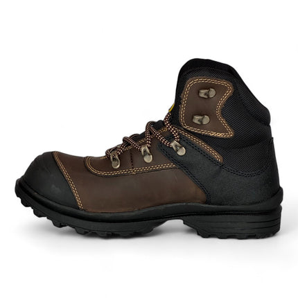Gar178 - Botas Industriales con Casco de Acero, Piel Resistente y Suela Antiderrapante