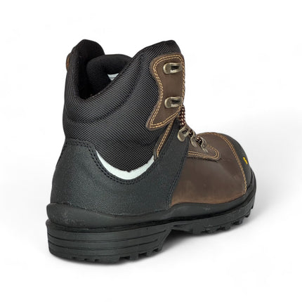 Gar178 - Botas Industriales con Casco de Acero, Piel Resistente y Suela Antiderrapante