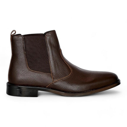 Viakkento917 - Botines Chelsea de Piel para Caballero